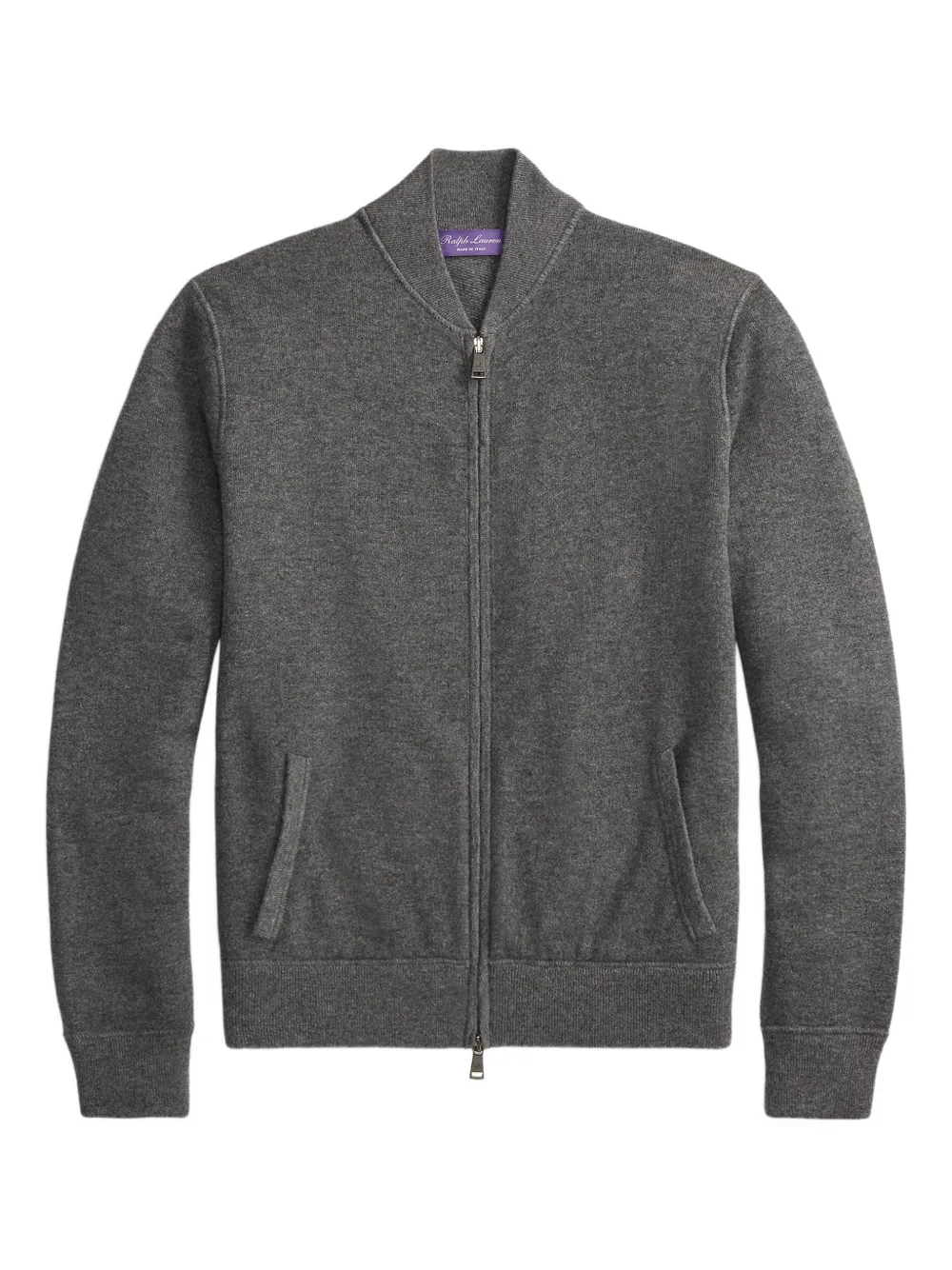 Ralph Lauren Purple Label zip-up cashmere cardigan - Grey