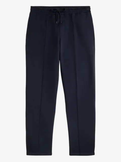 Ralph Lauren Purple Label drawcord pintuck fleece track pants