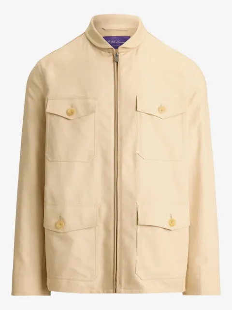 Ralph Lauren Purple Label Boulton satijnen jack met knopen