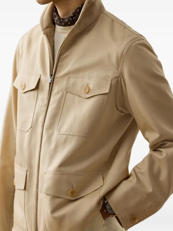 Ralph Lauren Purple Label Boulton Buttoned Sateen Jacket