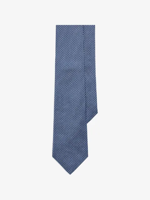 Ralph Lauren Purple Label patterned silk tie