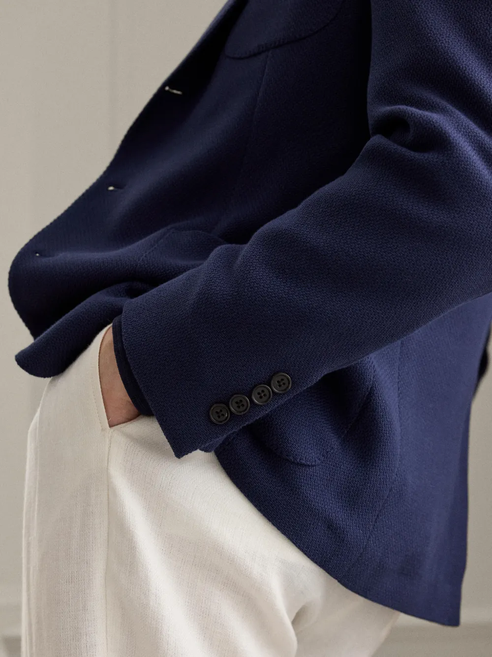 Ralph Lauren Purple Label Blazer met knopen Blauw