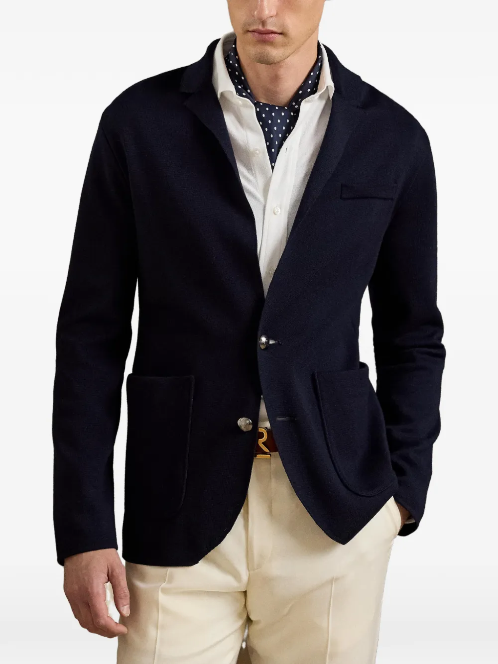 Ralph Lauren Purple Label Wollen blazer vest Blauw