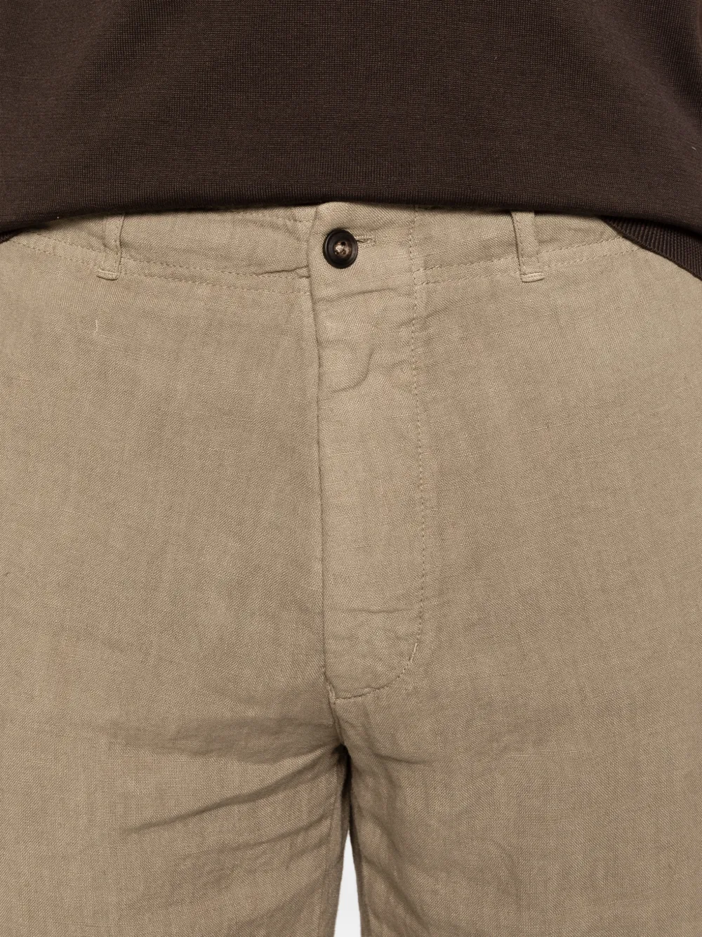 Corneliani Shorts met knopen Beige