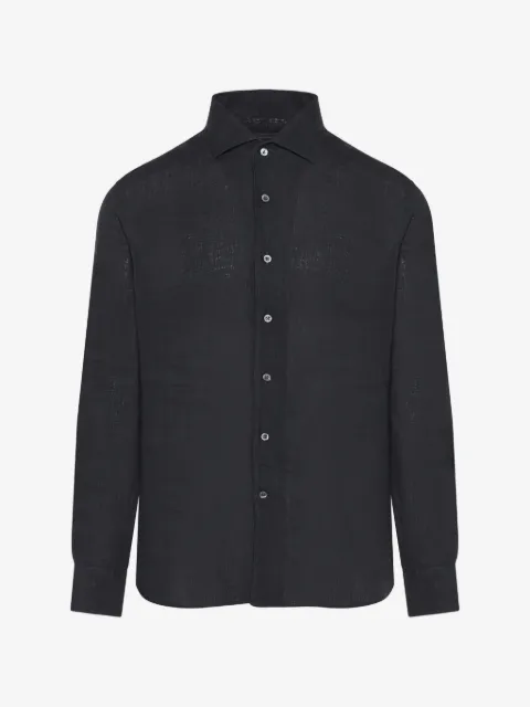 Corneliani chemise à boutonnière sur le devant