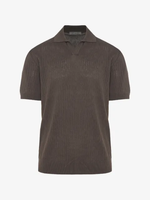 Corneliani Pima geribbelde trui