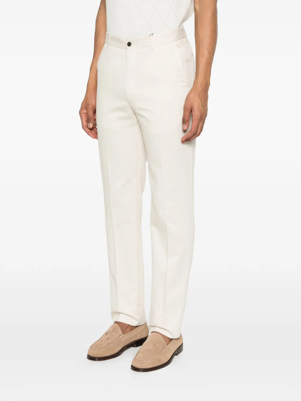  Corneliani Buttoned Trousers - Neutrals 