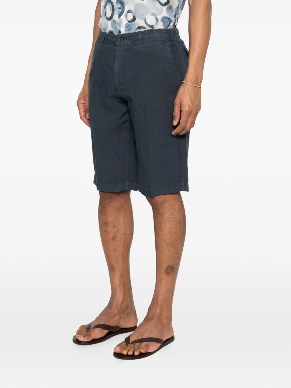 Corneliani Buttoned Trousers - Blue 