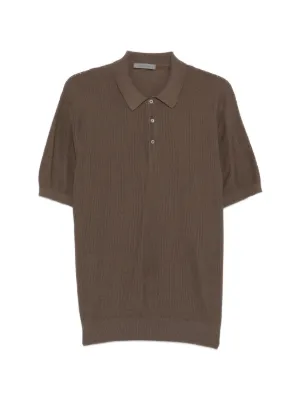 Corneliani ストライプ ニットポロシャツ | グレー | FARFETCH JP