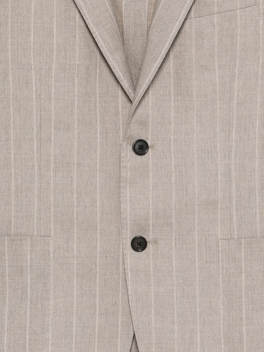  Corneliani Striped Single-breasted Blazer - Neutrals 