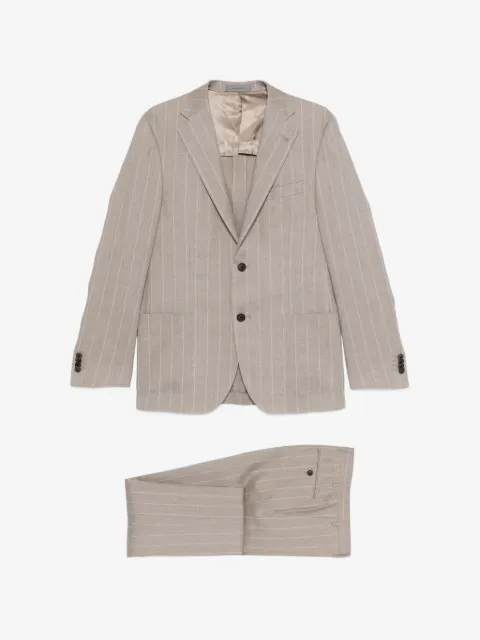 Corneliani striped single-breasted blazer