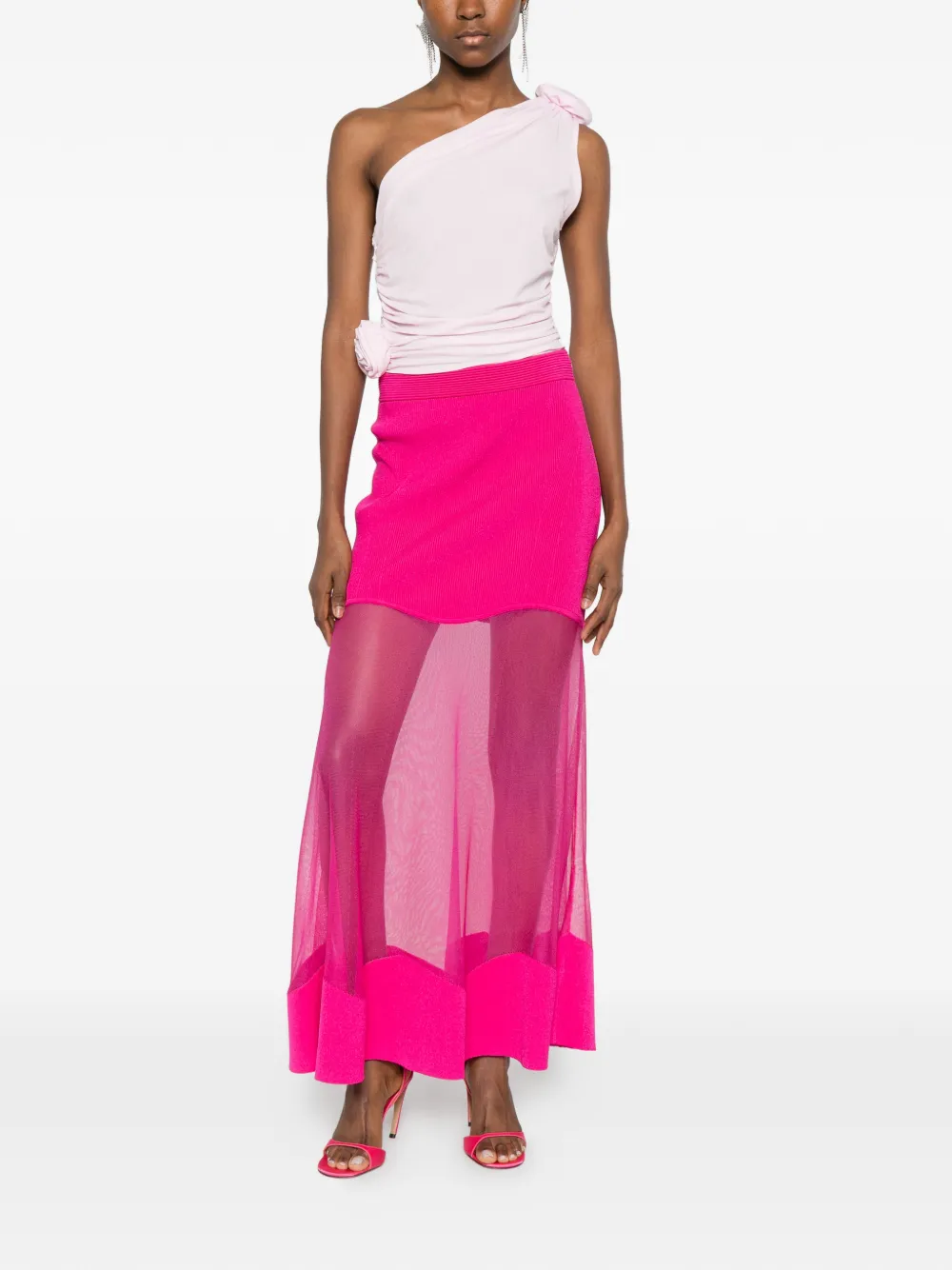 Alexander McQueen Pre-Owned Rok met elastische taille - Roze