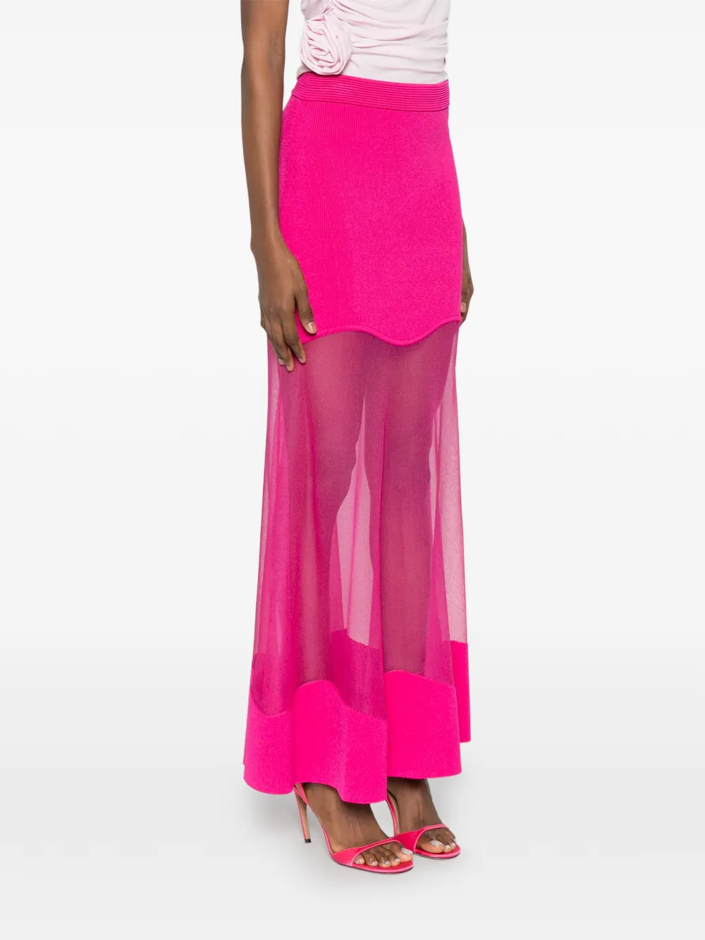  Alexander Mcqueen Pre-owned Elasticated-waist Skirt - Pink 