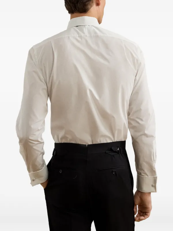Ralph Lauren Purple Label ピケビブ シャツ | ホワイト | FARFETCH JP