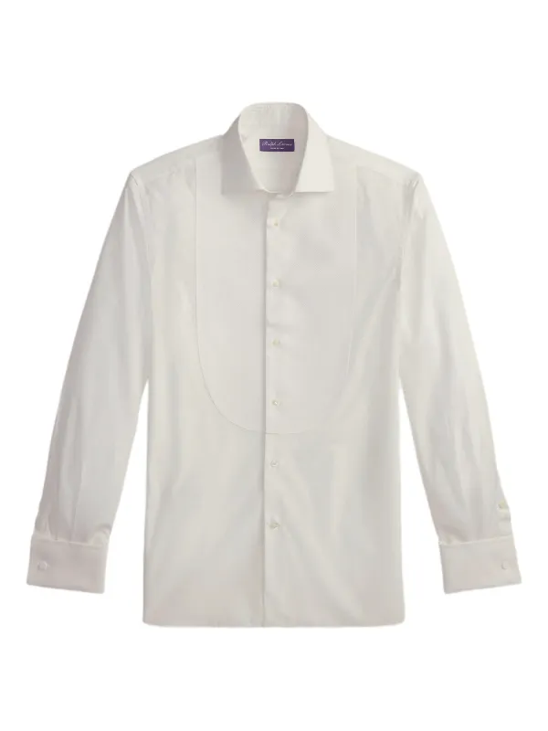 Ralph Lauren Purple Label ピケビブ シャツ | ホワイト | FARFETCH JP
