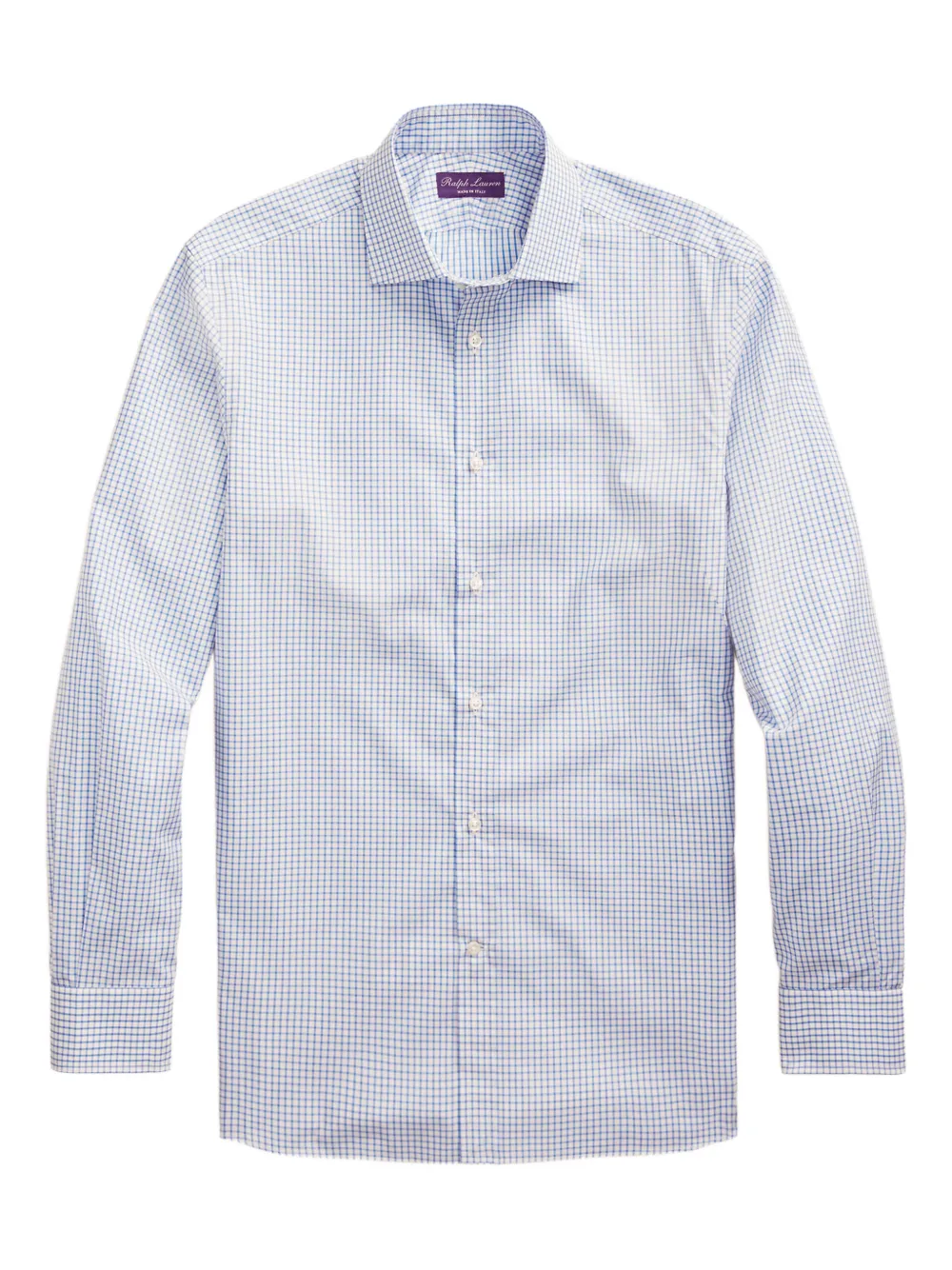 Ralph Lauren Purple Label Tattersall twill shirt - White