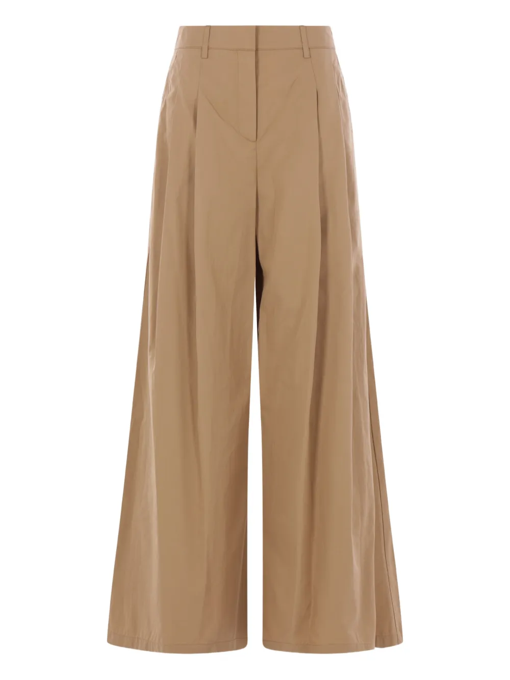 TWP pleated trousers | Brown | Image 1