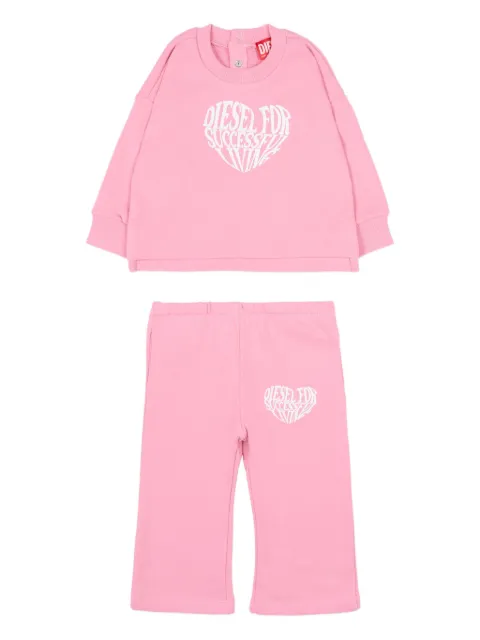 Diesel Kids traje deportivo con motivo de corazón