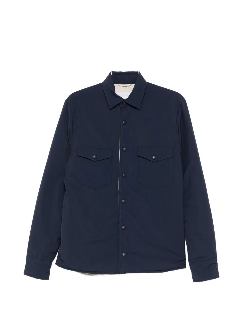 Eleventy Chest-pocket Jacket In Blue