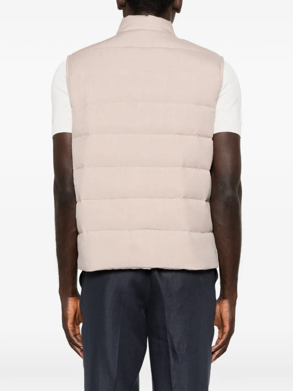 Eleventy Omkeerbare bodywarmer Beige
