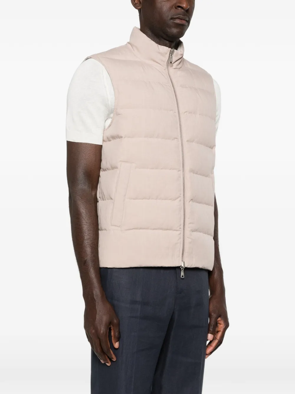 Eleventy Omkeerbare bodywarmer Beige
