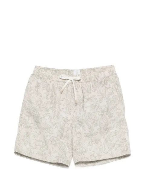 Eleventy floral-print swim shorts