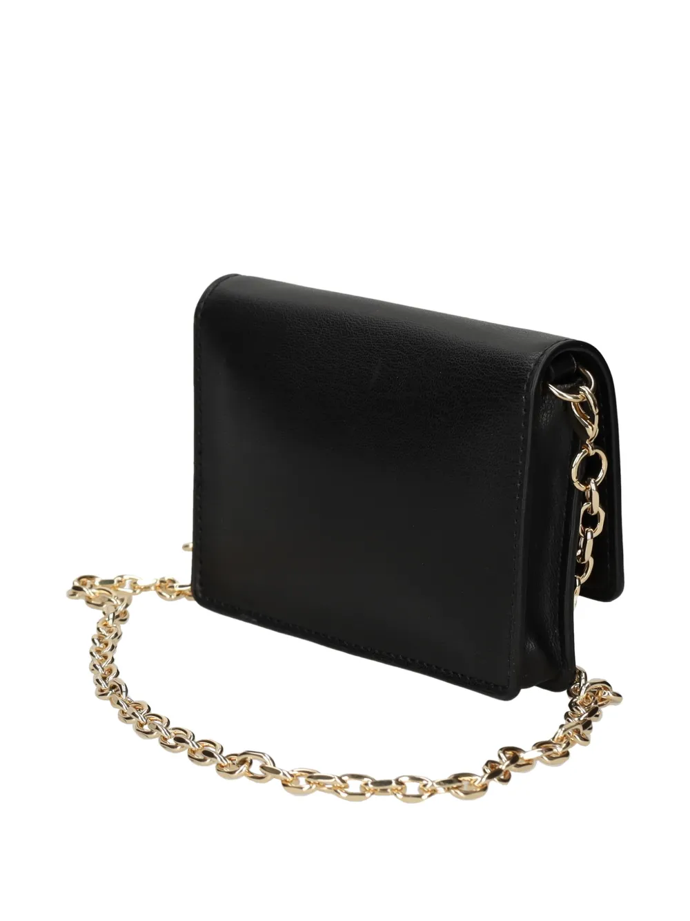 Tommy Hilfiger Logo Chain Wallet In Black