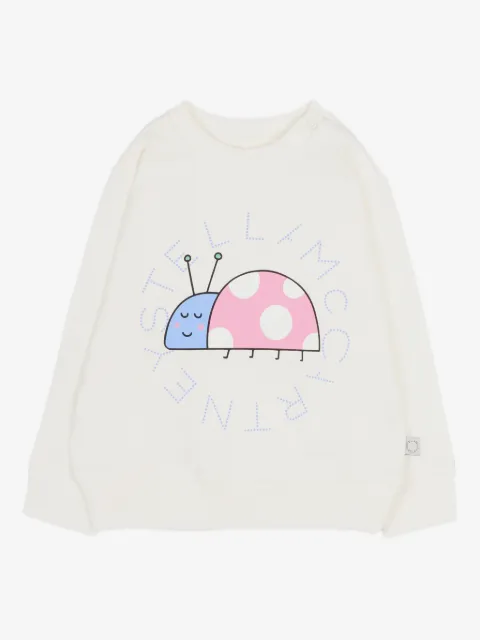 Stella McCartney Kids ladybug-motif sweatshirt
