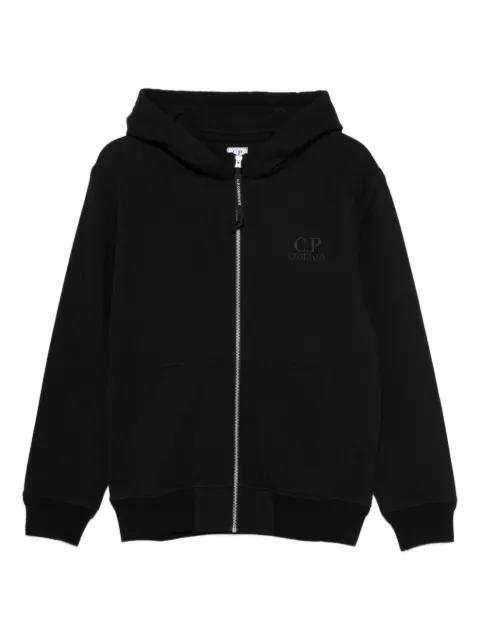 C.P. Company sudadera con capucha y logo bordado