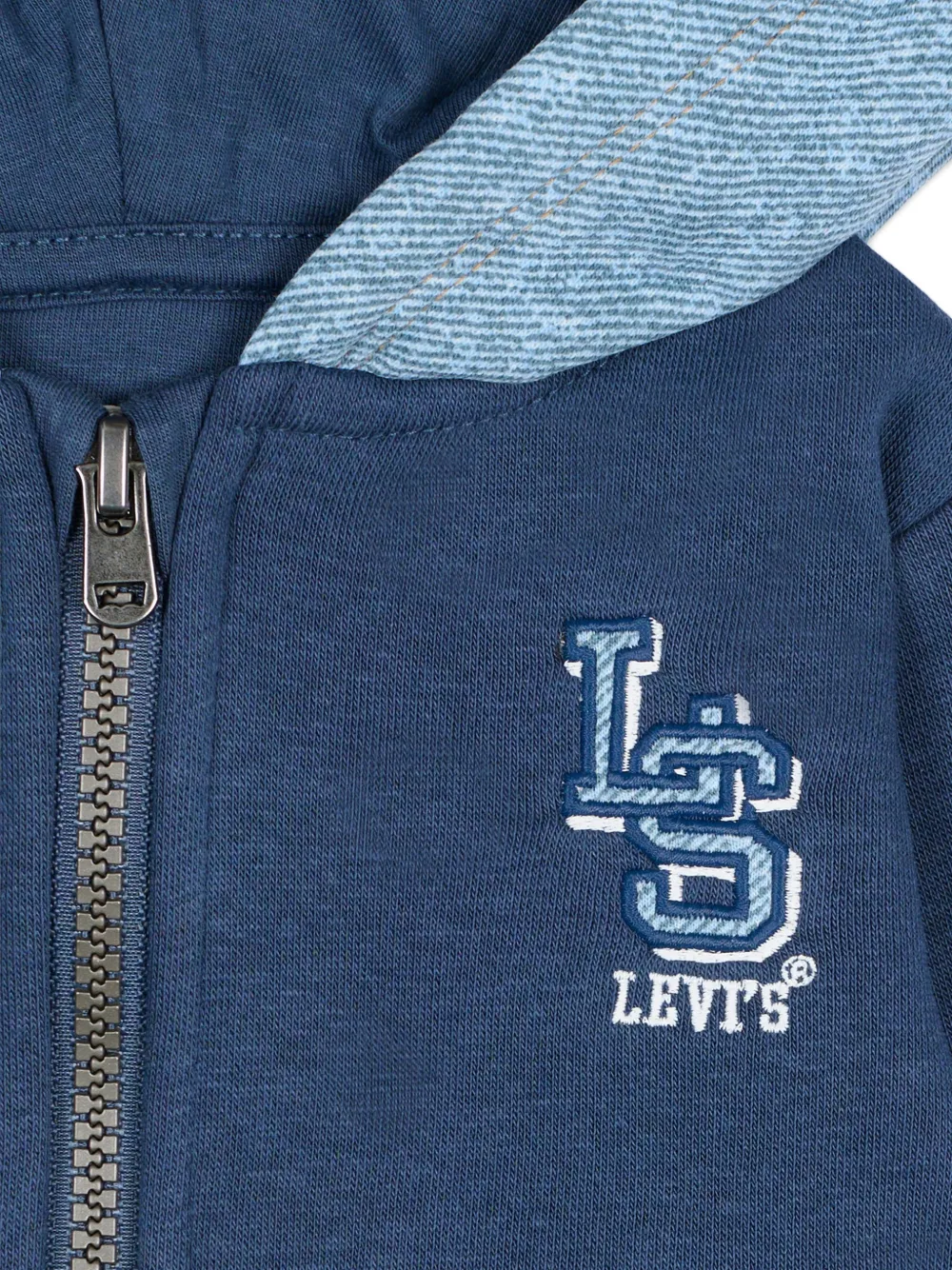 Levi's Kids Logo-embroidered Hoodie - Blue 