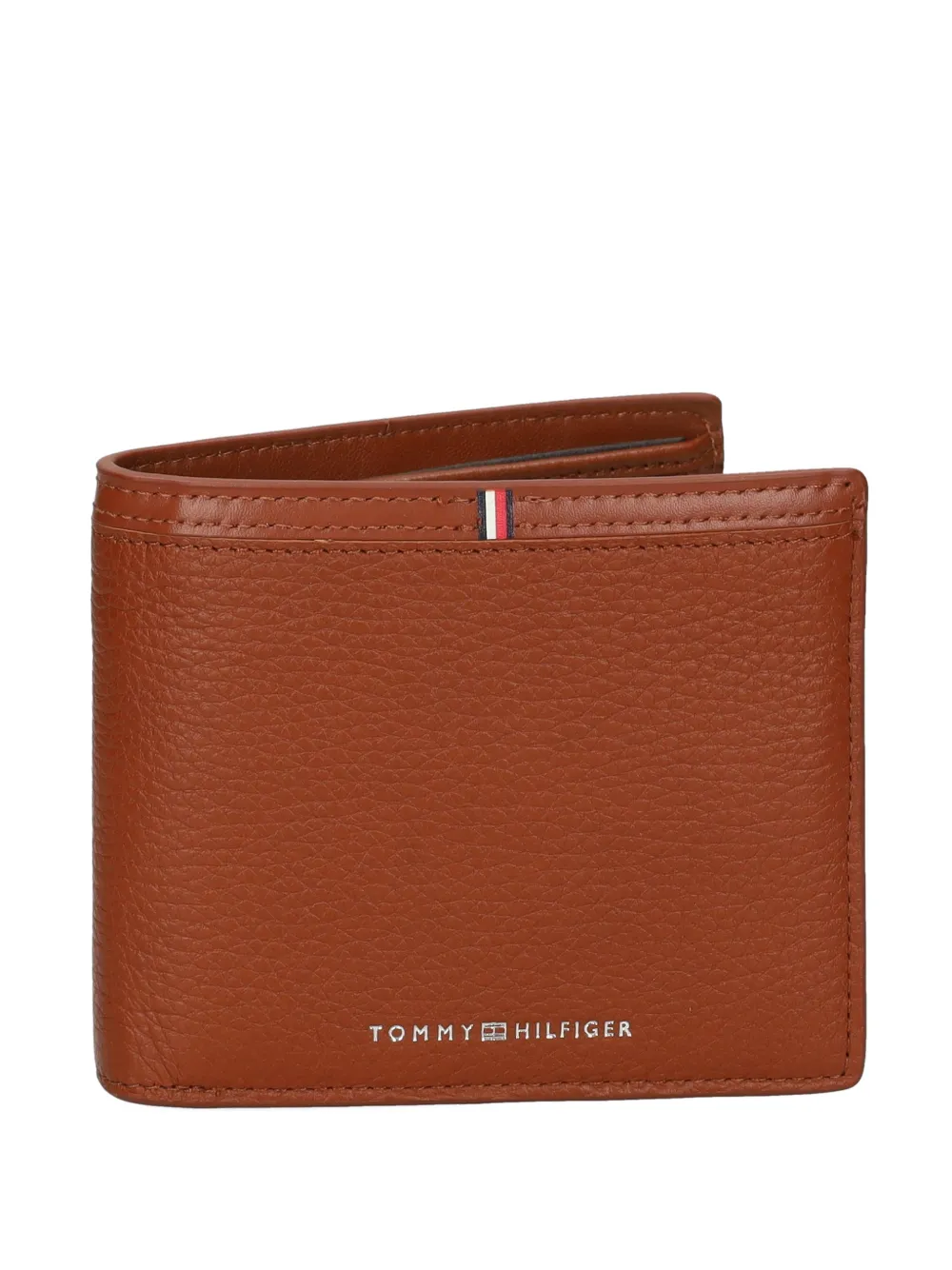 Tommy Hilfiger stitched leather wallet | Brown | Image 1