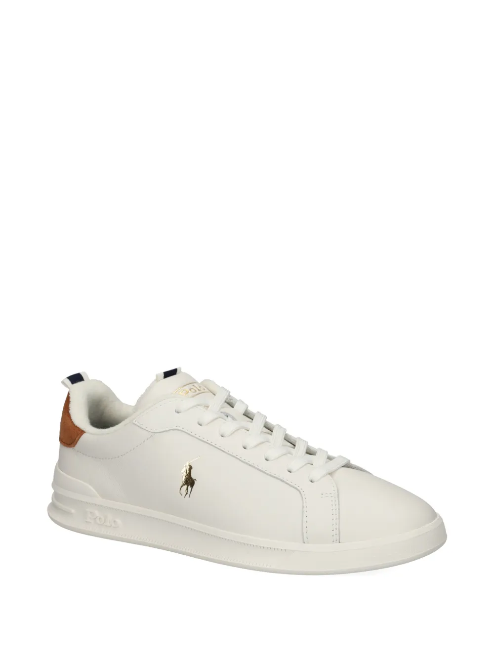 Polo Ralph Lauren Heritage Court II sneakers met logo Wit