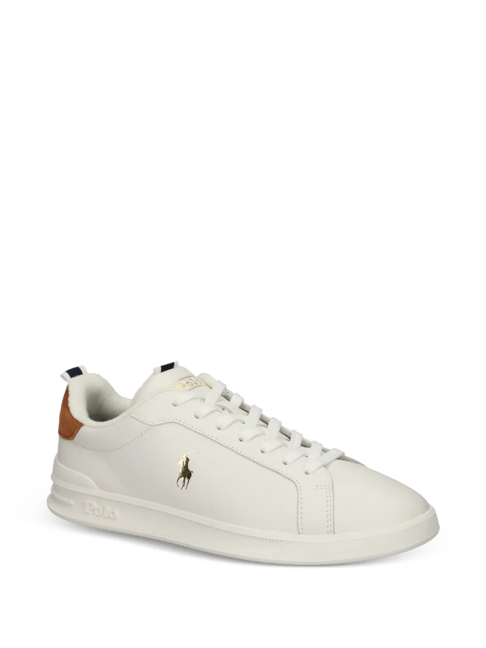 Polo Ralph Lauren Heritage Court II sneakers met logo Wit