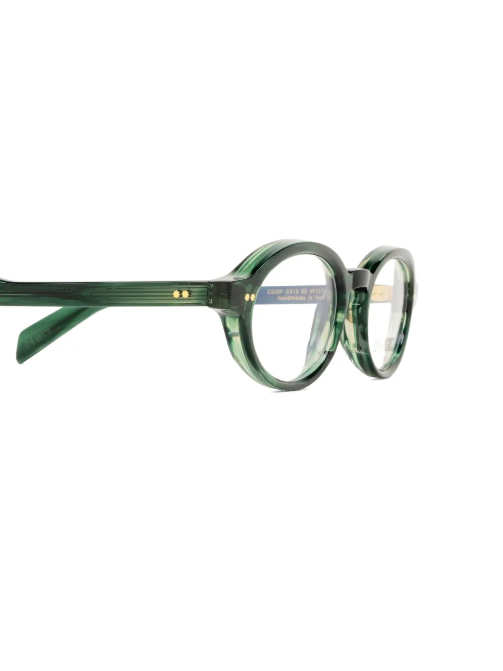 Cutler & Gross Bril met ovaal montuur Groen