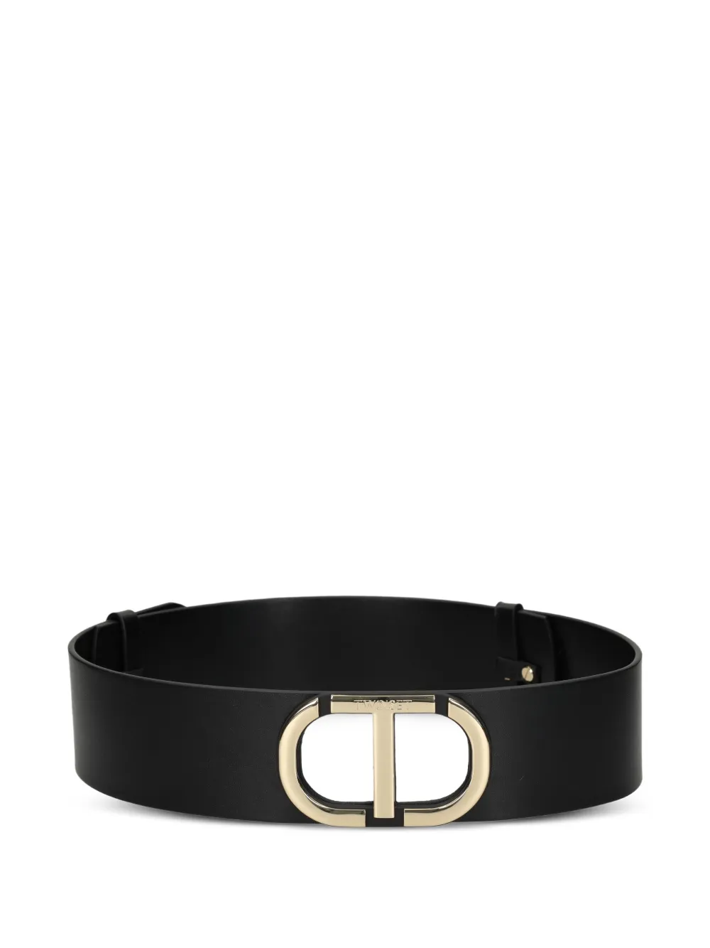 TWINSET logo-buckle belt - Nero