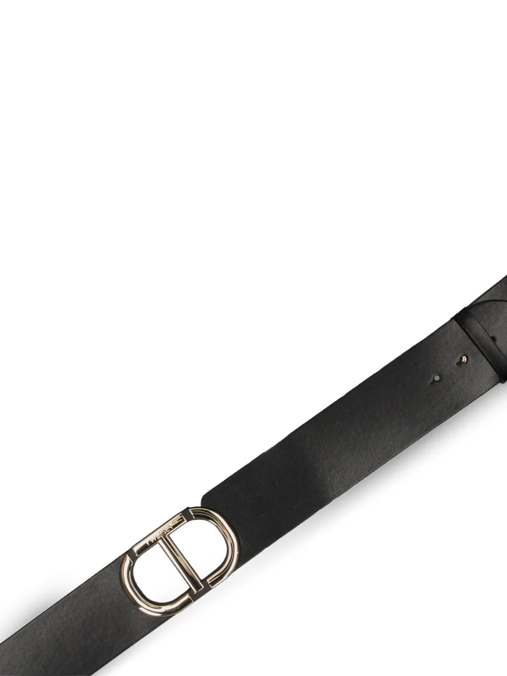 TWINSET Riem met logogesp Zwart