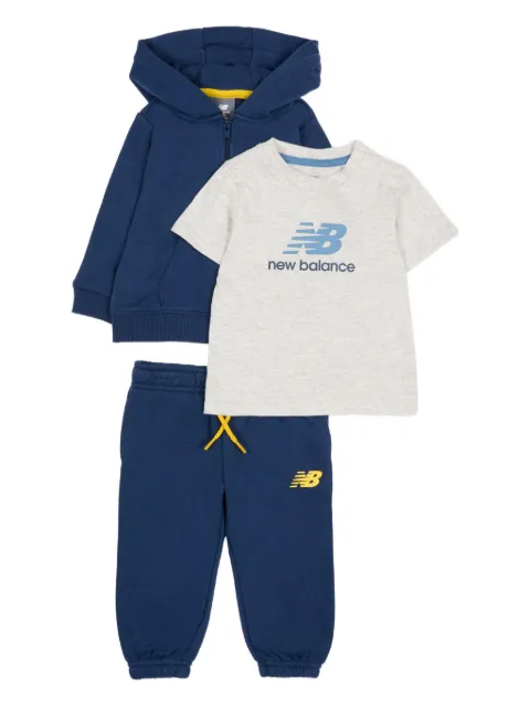 New Balance Kids Conjunto 3 peças com logo