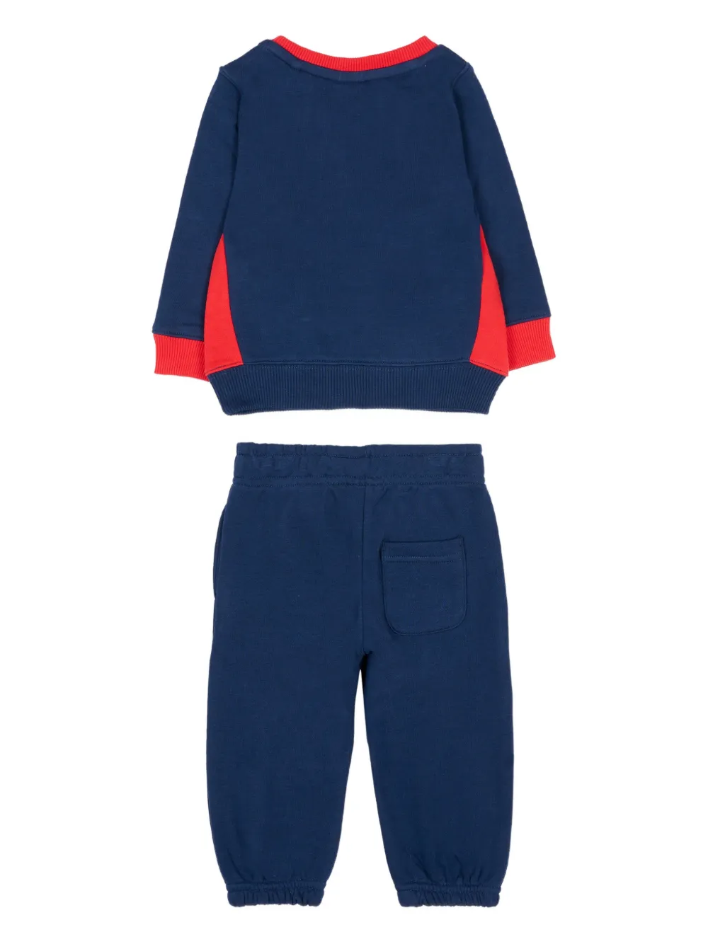 New Balance Kids Trainingspak met logoprint Blauw