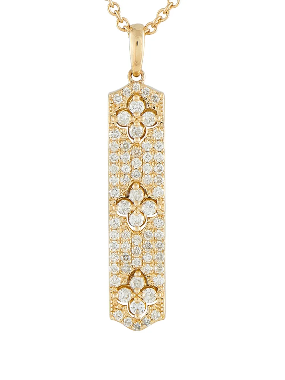 Pre-owned Lb Exclusive 14k Yellow Gold Diamond Necklace