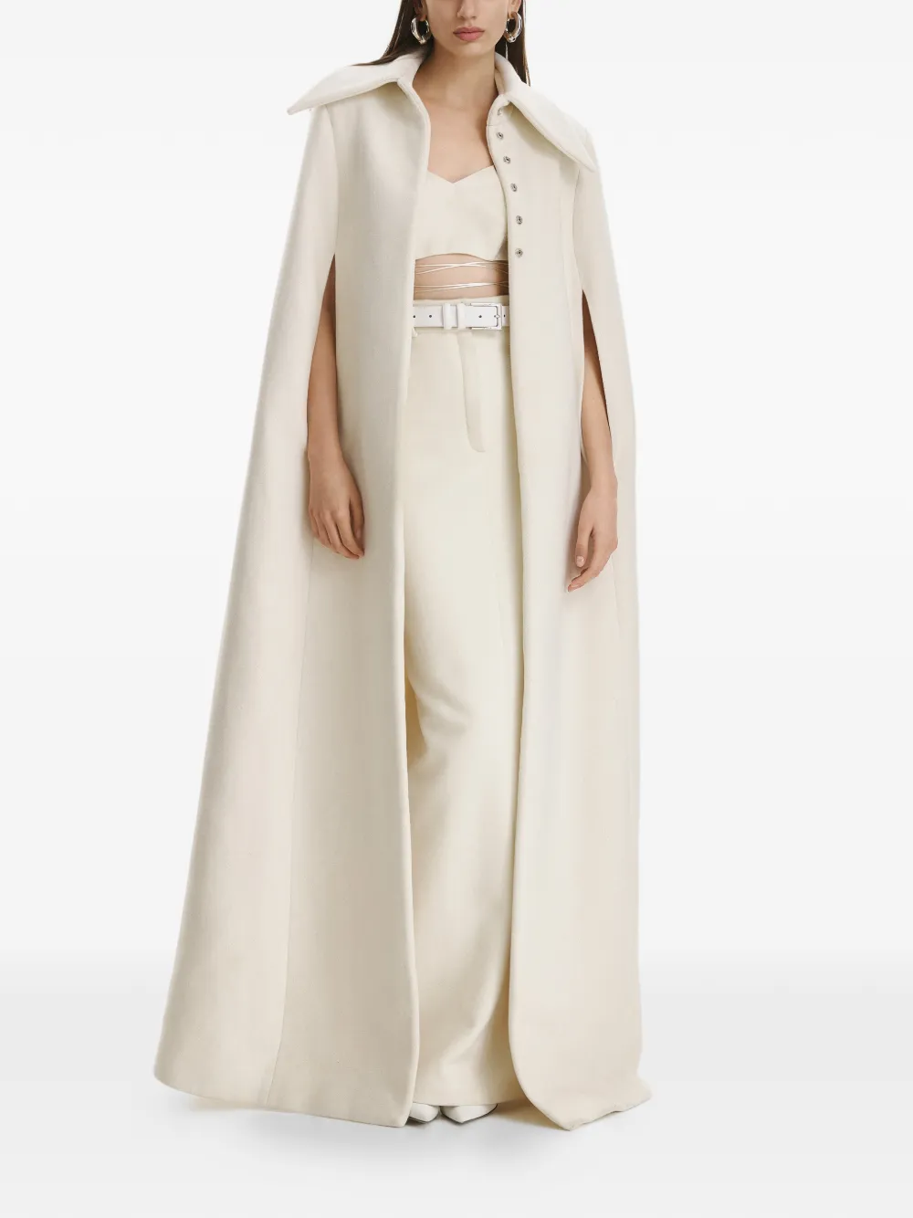 Vestiaire d'un Oiseau Libre maxi cashmere coat | Capes | Image 2