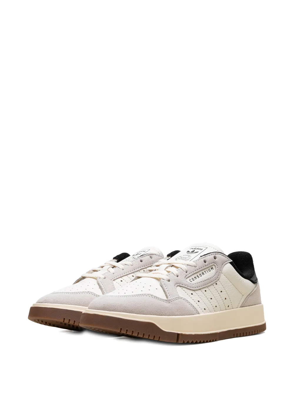 adidas Powerphase geperforeerde sneakers Beige