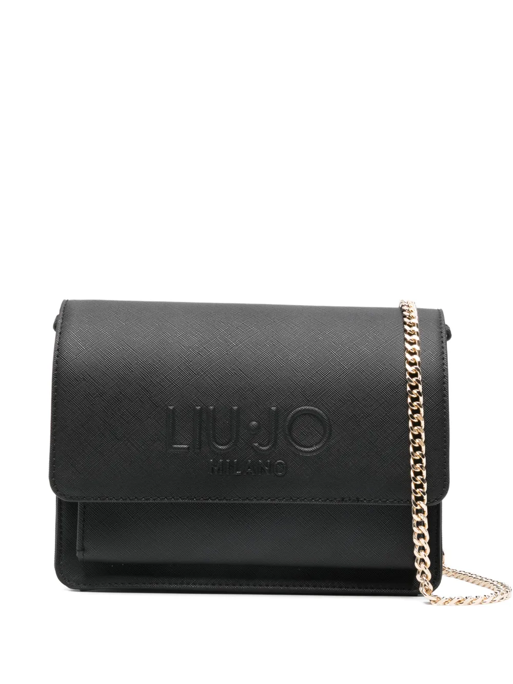 LIU JO chain-detail cross-body bag - Nero