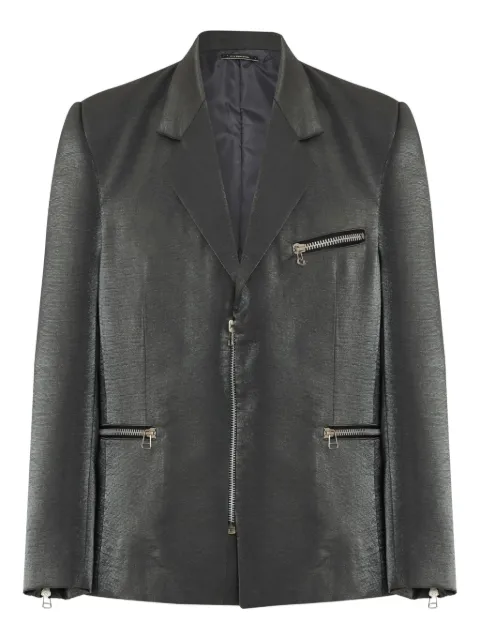 À La Garçonne Blazer com fechamento por zíper