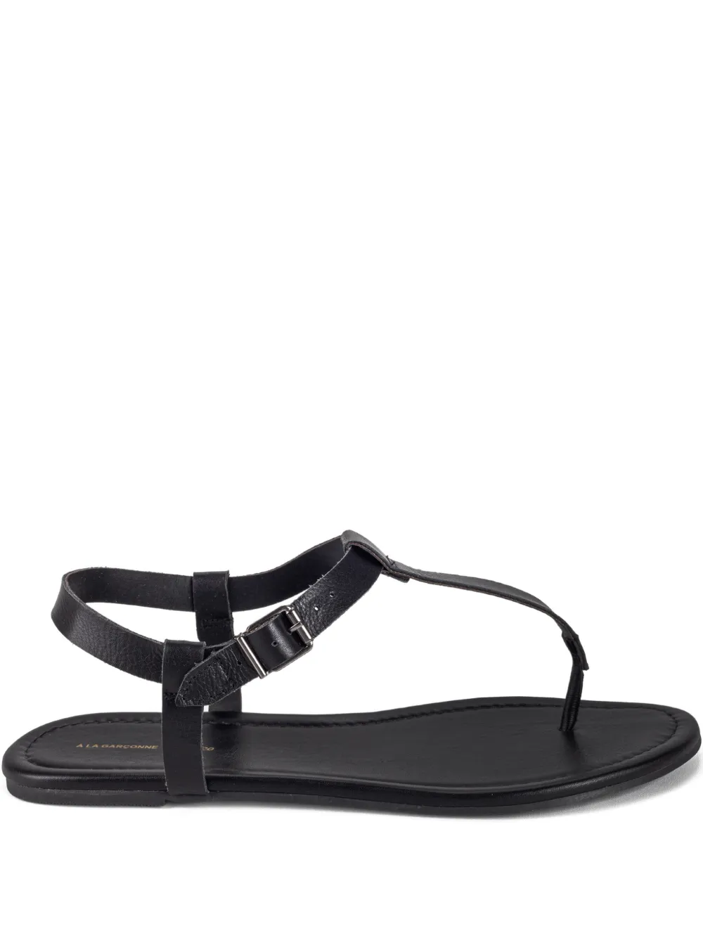 À La Garçonne buckle-strap flip-flops | Preto | Image 1