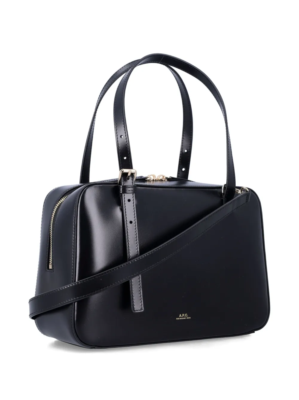  A.p.c. Virginie Box Tote Bag - Black 