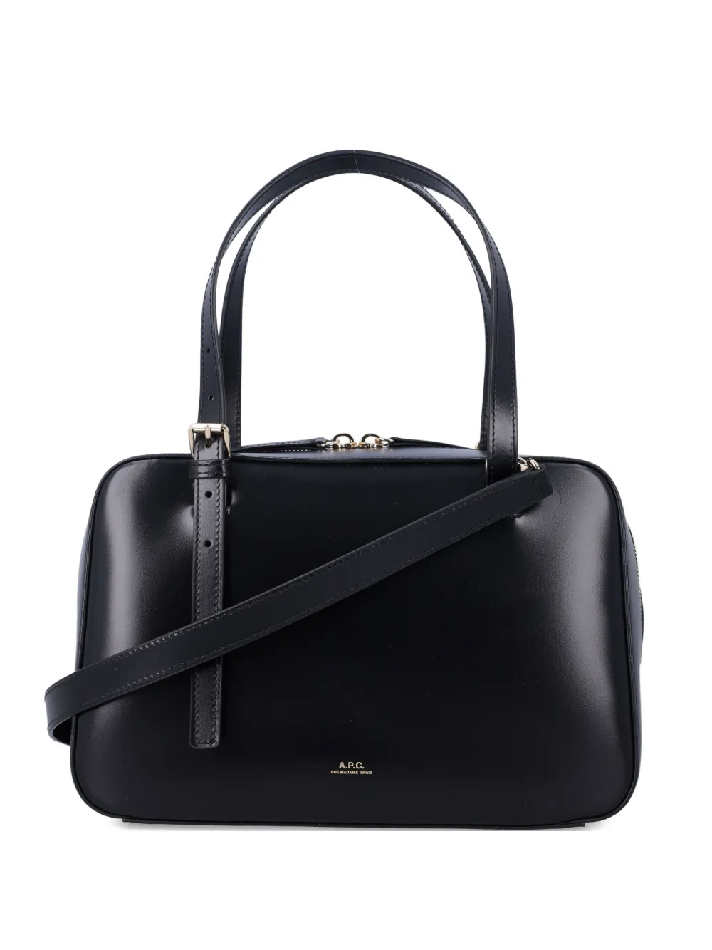 A.P.C. Virginie Box tote bag | Black | Image 1