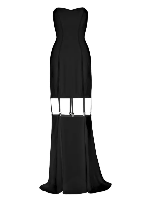 Vestiaire D'un Oiseau Libre Suspender Maxi Dress - Black Vestiaire D'un Oiseau Libre Suspender Maxi Dress - Black