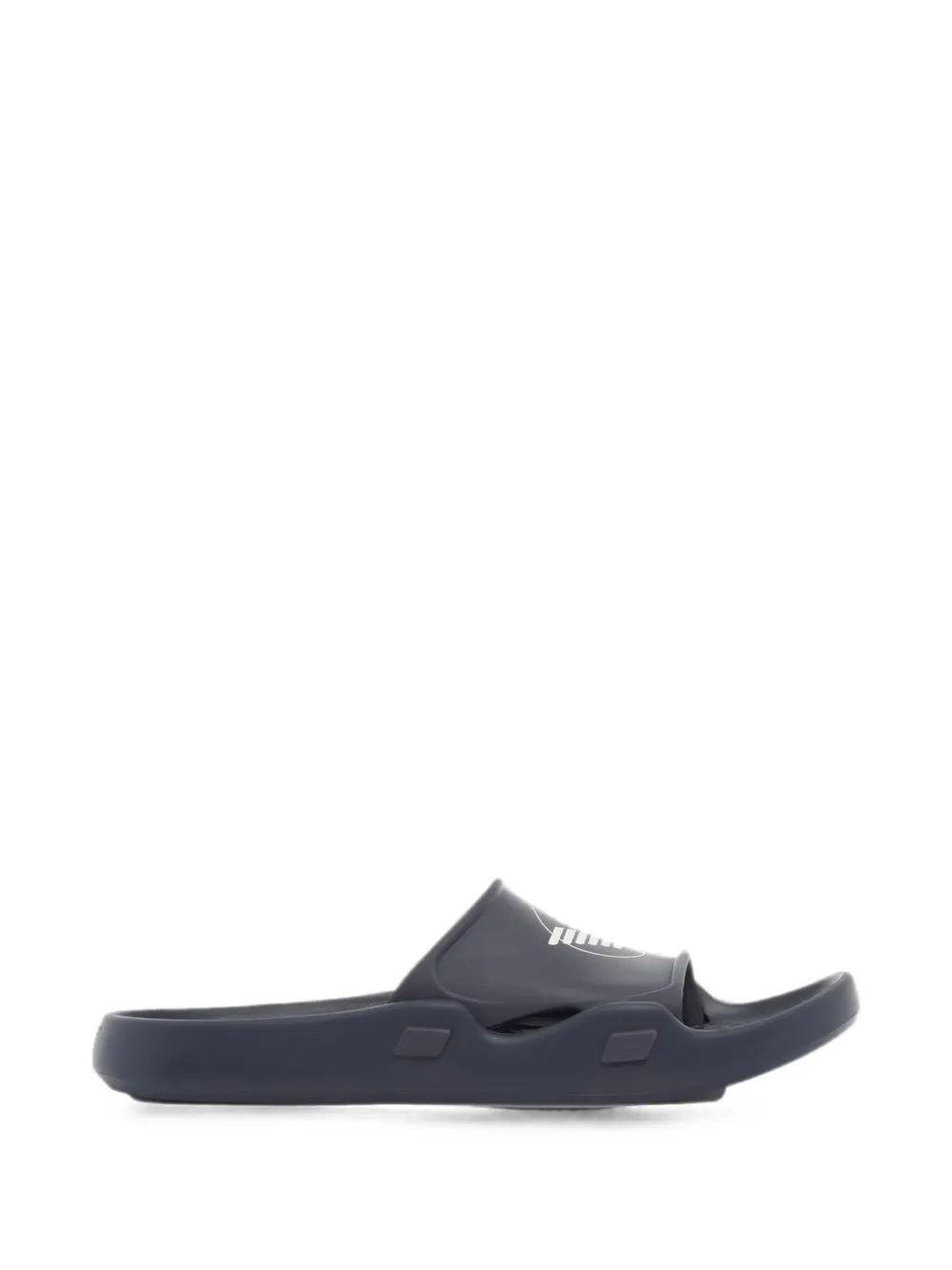Emporio Armani logo-print slip-on sandals - Blu