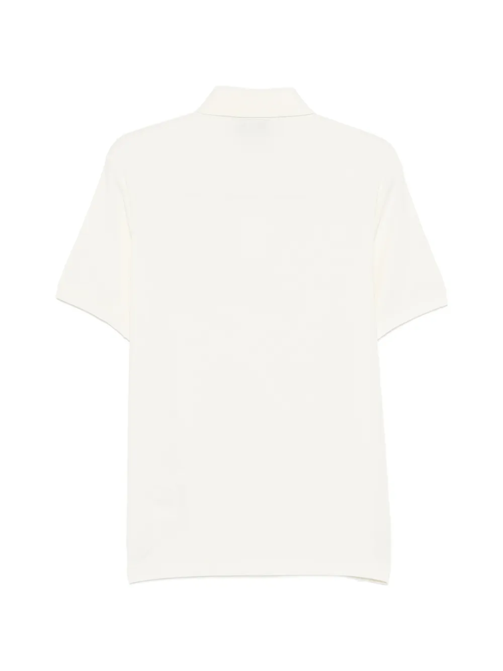 Emporio Armani Piqué poloshirt met logopatch Beige