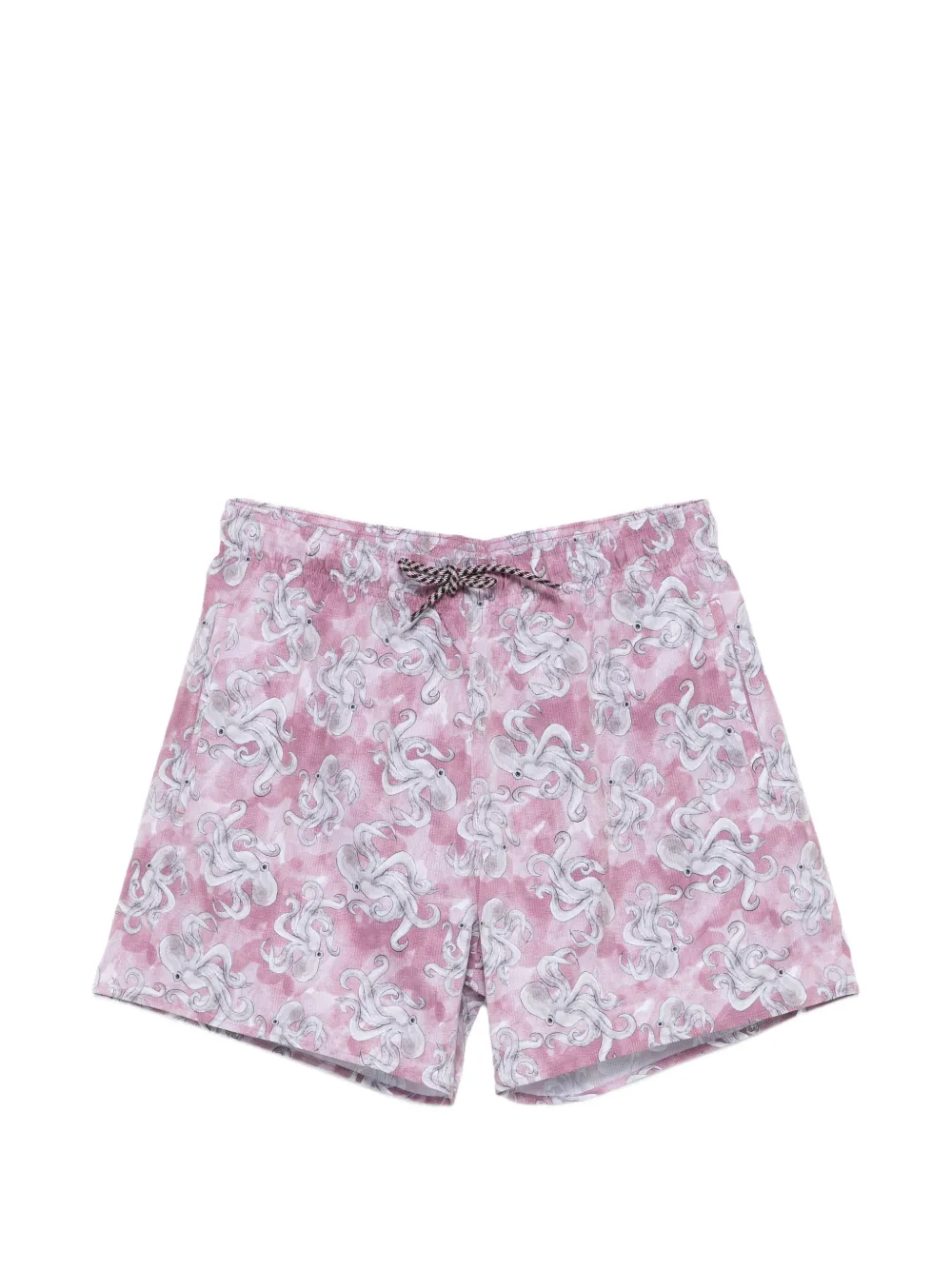 Emporio Armani octopus-print swim shorts - Rosa